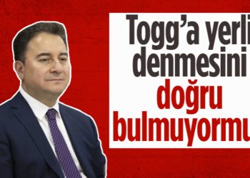 Ali Babacan: Togg’a yerli denmesine taraftar değilim