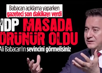Ali Babacan’ı sevindiren son dakika haberi! HDP’nin Cumhurbaşkanı adayı çıkarmama kararını olumlu karşıladı