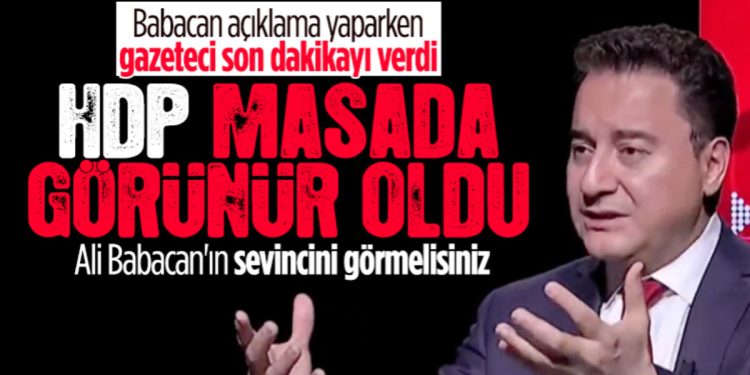Ali Babacan’ı sevindiren son dakika haberi! HDP’nin Cumhurbaşkanı adayı çıkarmama kararını olumlu karşıladı