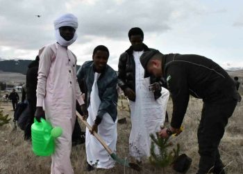 Ardahan’da depremde hayatını kaybedenler için hatıra ormanı oluşturuldu