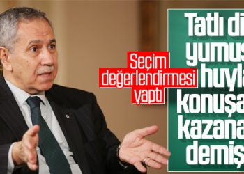Bülent Arınç’ın seçim değerlendirmesi