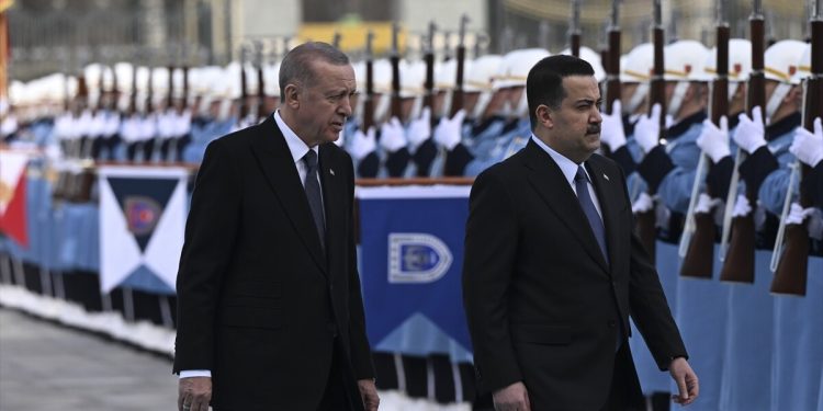 Cumhurbaşkanı Erdoğan, Irak Başbakanı es-Sudani’yi resmi törenle karşıladı
