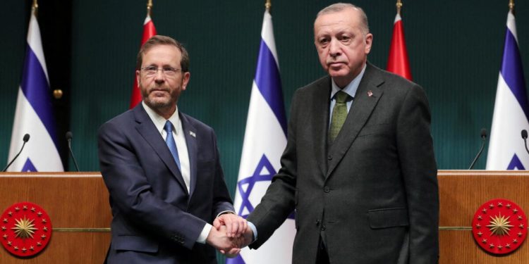 Cumhurbaşkanı Erdoğan, İsrailli mevkidaşı Herzog ile görüştü