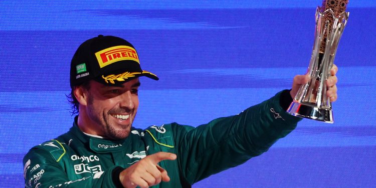 Formula 1 Suudi Arabistan Grand Prix’sinde Fernando Alonso, yeniden üçüncü oldu