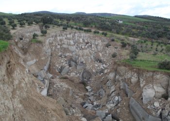 Hatay’da fay hattı geçen zeytin tarlası! Köylüler evlerine giremiyor