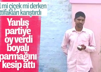 Hint seçmen yanlış partiye oy verince kendini cezalandırdı