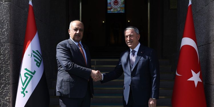 Hulusi Akar, Iraklı mevkidaşını ağırladı