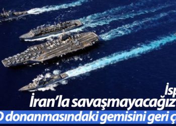 İspanya’dan ABD’ye: İran Körfezi’ne gemimizi sokmayız