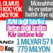 Koç ve Sabancı’nın 3 aylık net kârı