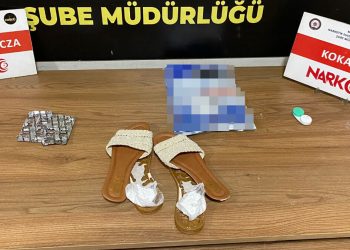 Konya’da terlikten kokain çıktı