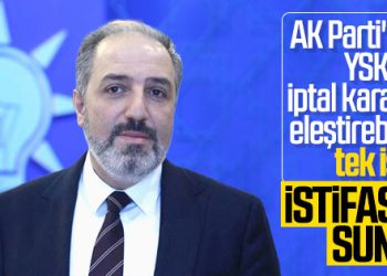 Mustafa Yeneroğlu istifasını sundu