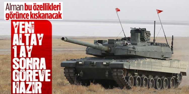 Savunma sanayiinde bir müjde daha: Altay tankı 23 Nisan’da TSK’ya teslim edilecek