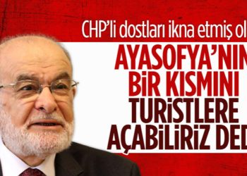 Temel Karamollaoğlu’ndan Ayasofya açıklaması: Bir kısmını turistlere açabiliriz