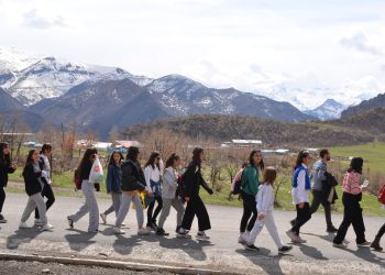 Terörden temizlenen Şırnak’ta öğrenciler dağ yürüyüşü yaptı