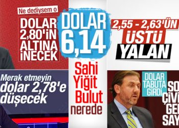 Yiğit Bulut’un dolar öngörüsü tutmadı