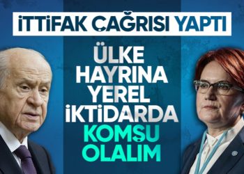MHP lideri Devlet Bahçeli’den İYİ Parti’ye ittifak çağrısı: Ülke hayrına yerel seçimlerde komşu olalım