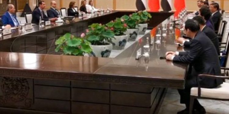 Beşar Esad, Çin’de Şi Cinping’le görüştü