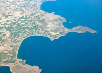 Van Gölü havzası havadan görüntülendi