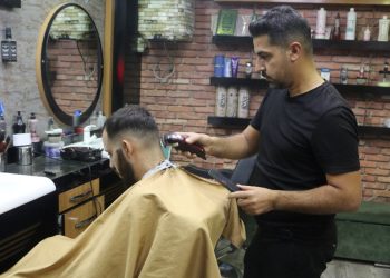 Diyarbakırlı berberden Filistin’e destek! Amerika tıraşı yapmıyor…