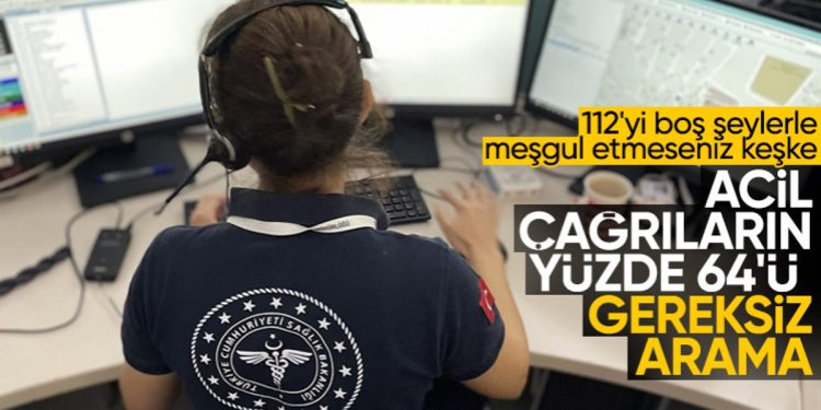 Antalya’da 112 Acil Çağrı Merkezine gelen ihbarların yarısından fazlası gereksiz