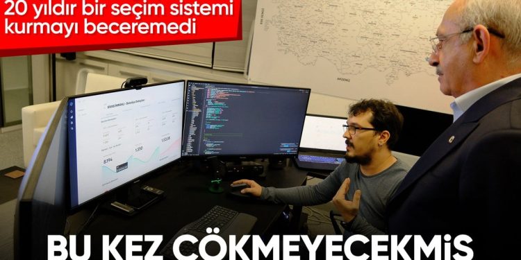 Kemal Kılıçdaroğlu, CHP’nin yeni seçim takip sistemini inceledi