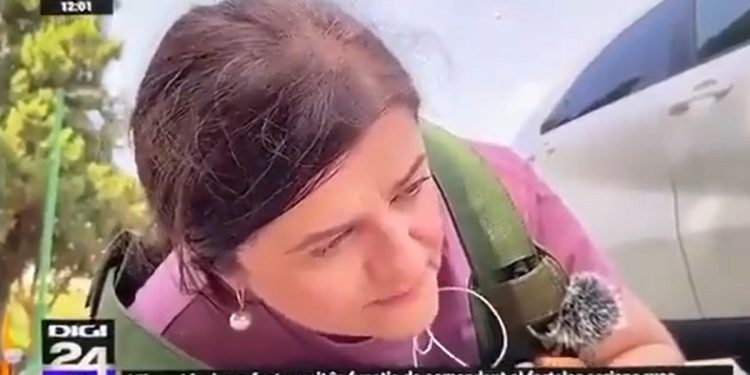 Romanyalı muhabir İsrail’i mağdur göstermek isterken komik duruma düştü