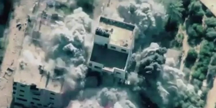 Savaşta 17’nci gün! İsrail’in Gazze’ye saldırısı uydu kamerasında